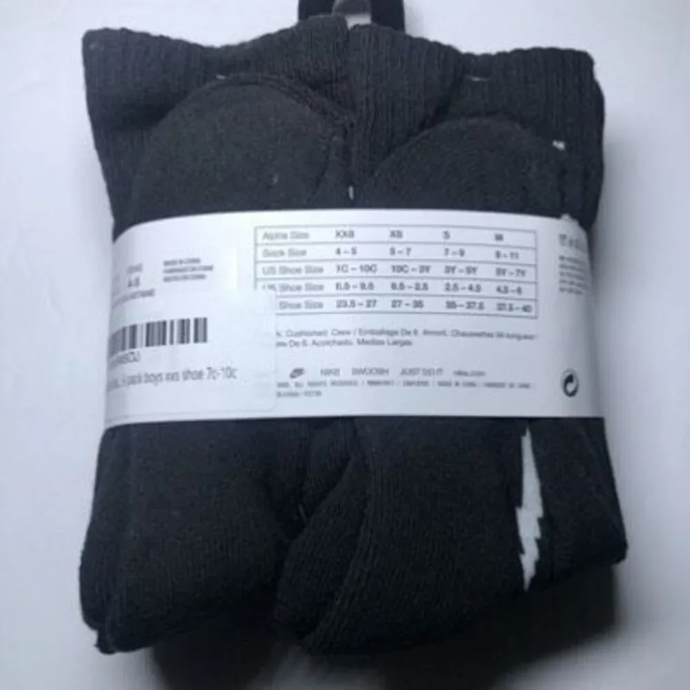 Nike kids socks 6-pack size 7C-10C